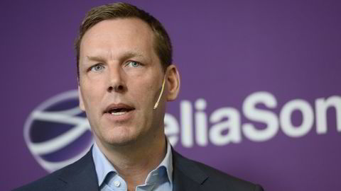 Administrerende direktør i Telia Sonera Johan Dennelind. Foto: Leif R. Jansson/TT/