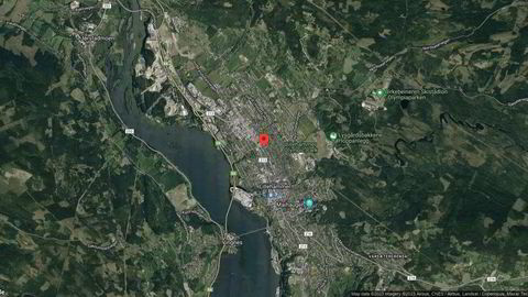 Området rundt Storgata 160B, Lillehammer, Innlandet