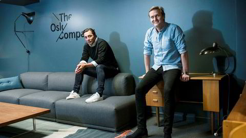 Christian Steen og Trond Kvernstrøm i The Oslo Company er fornøyd med selskapets utvikling.