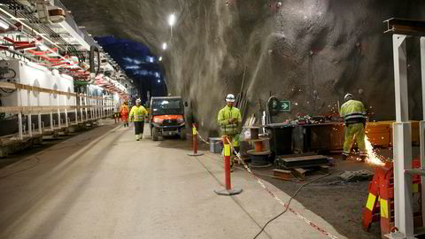 Bane Nor tilbyr alternativ overnatting til mange langs traseen til den nye Follobanen. På bildet en av fire tunnelboremaskiner skal bore mesteparten av Nordens hittil lengste jernbanetunnel.