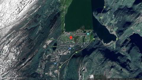 Området rundt Moveien 12, Saltdal, Nordland