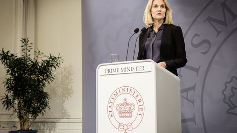 AVVISER TERRORCELLE: Danmarks statsminister Helle Thorning-Schmidt. FOTO: