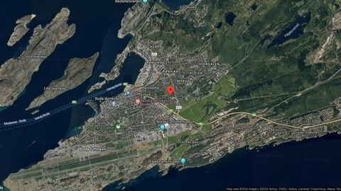 Området rundt Gjerdåsveien 24B, Bodø, Nordland