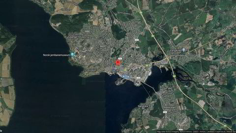 Området rundt Holsetgata 15D, Hamar, Innlandet