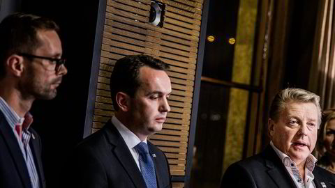 NYE RUNDER. Idretts­president Børre Rognlien tapte OL-kampen. Nå skal han slåss for spillmonopol og proffboksing. Til venstre byrådsleder Stian Berger Røsland (H) i Oslo. Foto: Stian Lysberg Solum,