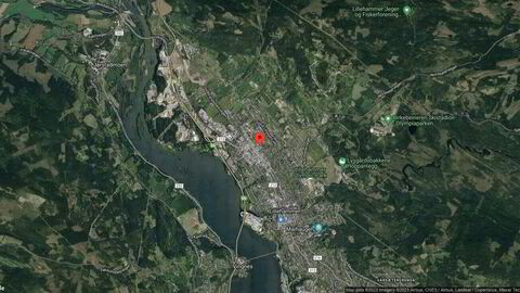 Området rundt Smestadenga 21, Lillehammer, Innlandet