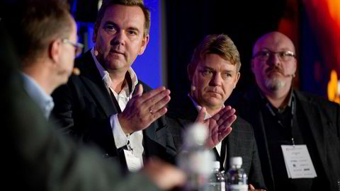 Lasse Kokvik i Bauer Media (t.v.) og direktør Kenneth Andresen i P4-gruppen må betale advokatregningen til konkurrenten Svein Larsen.