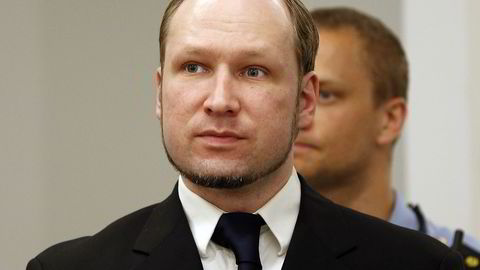 Det er klart for en ny runde i retten i mars neste år med massemorderen Anders Behring Breivik. Her fra terrorrettssaken i 2012. Foto: Lise Åserud /