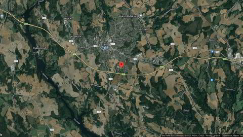 Området rundt Nygårdsveien 5, Indre Østfold, Viken