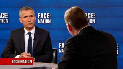 Natos generalsekretær Jens Stoltenberg stilte på CBS-programmet «Face the Nation» i helgen for å forsikre om at alt går fint i Nato.