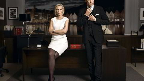 Elsa Bergen og Erik Aber spilles av Ellen Dorrit Petersen og Odd Magnus Williamson. Foto: TV3/Rune Bendiksen