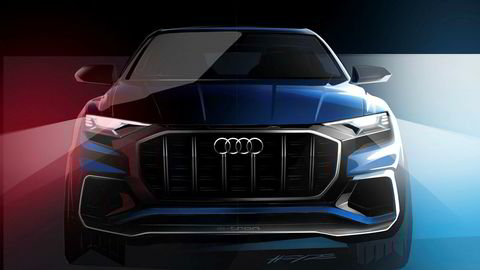 Dette er de første offisielle designskissene av Audi Q8 concept.