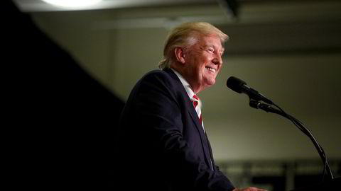 Republikanernes presidentkandidat Donald Trump. Her under en tale i Windham, New Hampshire, 6. august. Foto: Eric Thayer/