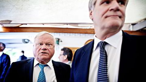 Advokat Harald Herstad tilbakeviser at det skal ha vært en krangel mellom Fredriksen og Trøim på Bermuda.Foto; Ida von Hanno Bast