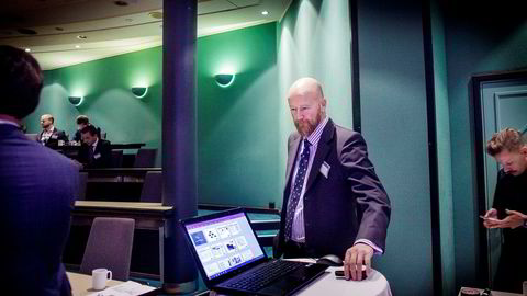 – Det har vært utrolig spennende og gøy. Det er et annet type liv, sier Torbjørn Kjus, som i vår forlot sin mangeårige jobb som oljeanalytiker i DNB Markets til fordel for Øystein Stray Spetalens børsnoterte Vistin Pharma.