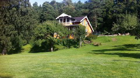 PÅ TVANGSSALG. Den fire mål store eiendommen til Nils-Johan Pedersen på Malmøya i Oslofjorden legges ut for salg. Foto: