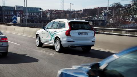 Volvo har allerede eksperimentert med selvkjørende biler en stund rundt Gøteborg. Nå får de hjelp av Uber. Foto: