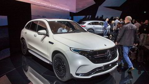Mercedes-Benz har akkurat vist frem den første av sine nye elbiler EQC.