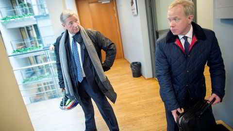Christen Sveaas eier investeringsselskapet Kistefos. Selskapet ledes av Bengt A. Rem (til høyre), som i fjor fikk en bonus på 20 millioner kroner etter rekordresultat for Kistefos.