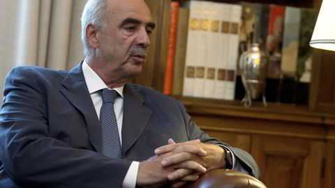 Nytt demokrati-leder Evangelos Meimarakis vil ikke regjere med Syriza. Foto: Reuters/NTB scanpix