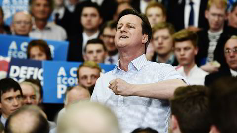 Storbrittanias statsminister David Cameron. Foto: NTB Scanpix, AFP PHOTO / POOL / TOBY MELVILLE.