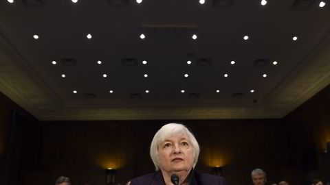 Sentralbanksjef Janet Yellen i Federal Reserve kommer med ny rentebeslutning onsdag. Foto: AP Photo/Susan Walsh