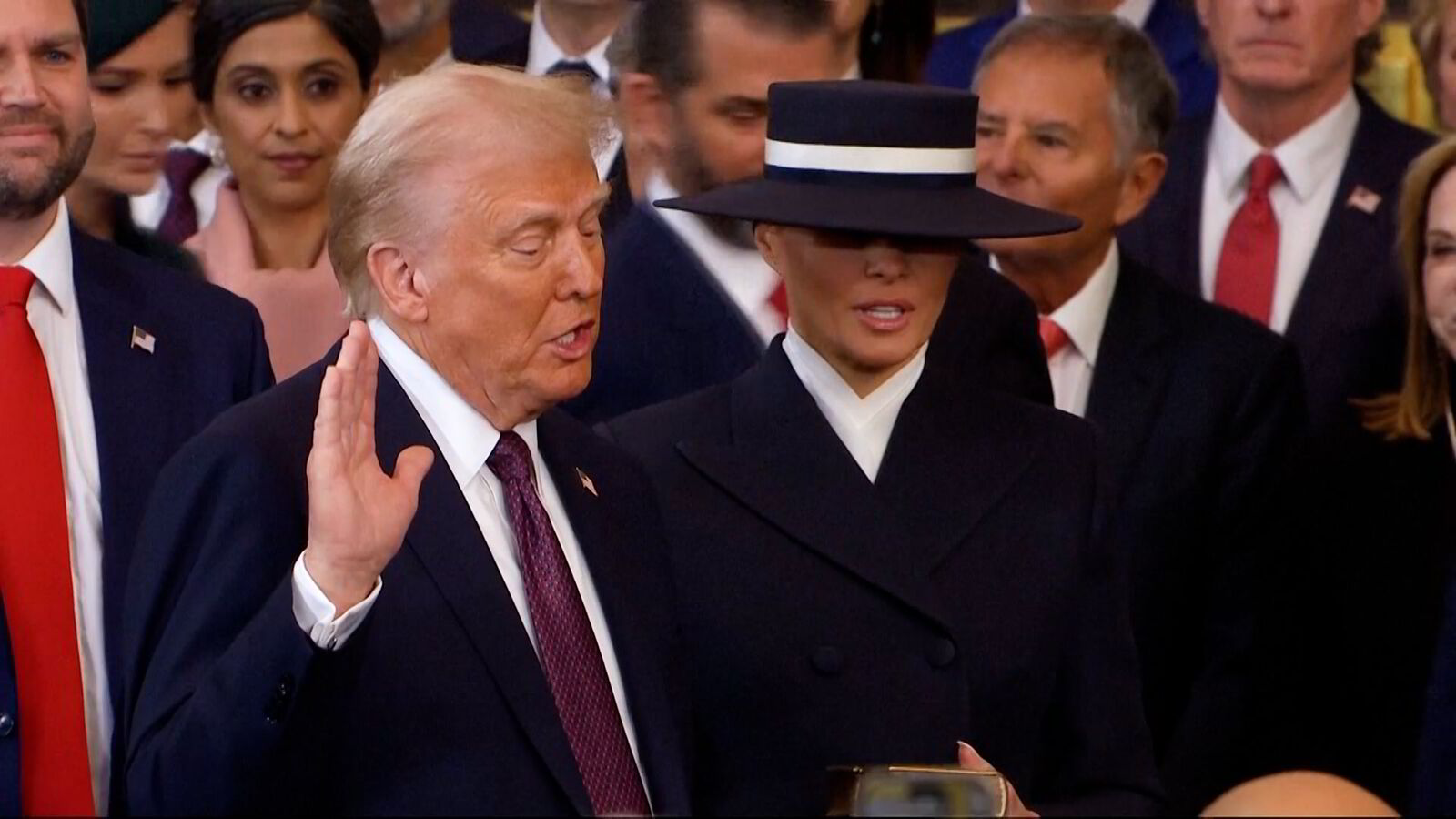 Her tas USAs 47. president i ed