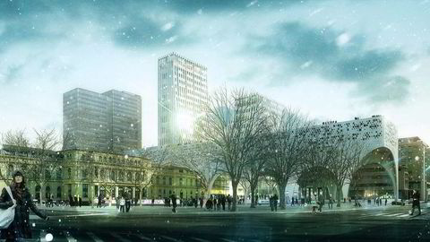 PRESTISJEFULLT. 
                  Arkitektfirmaet Space Group har vært involvert i flere prestisjefulle prosjekter i inn- og utland. Her deres forslag til nye Oslo S. 
                  Illustrasjon: Space Group