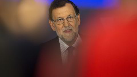 Spanias fungerende statsminister Mariano Rajoy. Foto: AP/Francisco Seco/NTB SCANPIX