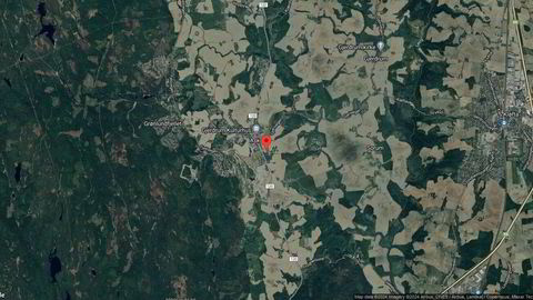 Området rundt Hønsisletta 7, Gjerdrum, Akershus