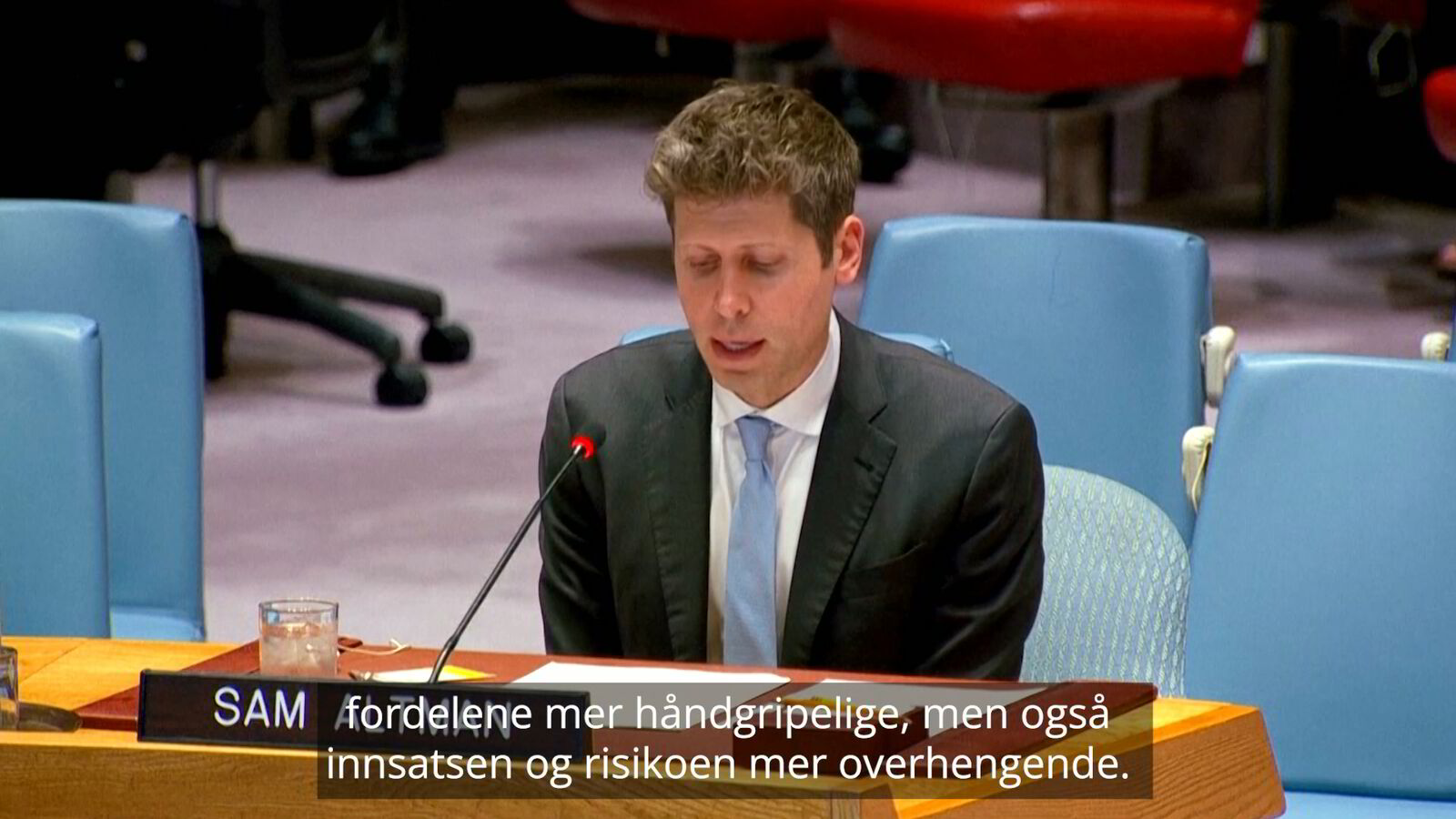 Sam Altman advarte FNs sikkerhetsråd: – Øyeblikket krever ekstrem forsiktighet