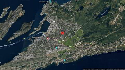 Området rundt Haugstuveien 6B, Bodø, Nordland