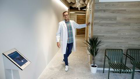 Daniel Sørli er daglig leder i Dr. Dropin. Her på selskapets klinikk på Sæter Torg på Nordstrand i Oslo.