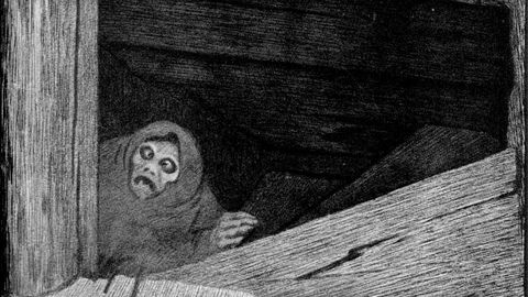 Forskere bak et innlegg om svartedauden fremmer uholdbare påstander, skriver innleggsforfatteren. Illustrasjonen viser hvordan tegneren Theodor Kittelsen så for seg pesten, fremstilt som en gammel kjerring.