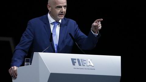 Gianni Infantino ble valgt til ny FIFA-president fredag. Foto: Arnd Wiegmann / Reuters / NTB scanpix
