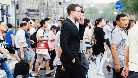 STARTET SELSKAP. Dan Bjørke dro på utveksling til Shanghai gjennom BI, og ble der. Foto: Privat