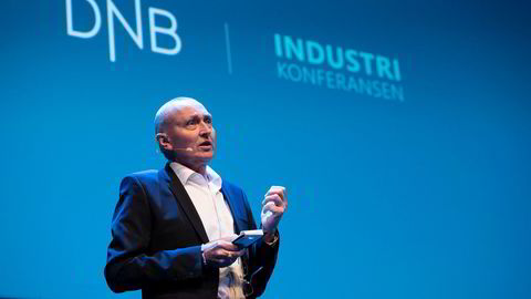 Kjell Grandhagen på DNB industri konferansen i januar i år.