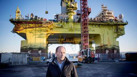 COSL Drilling Europe-sjef Jørgen Arnesen har ikke villet kommentere Statoils terminering av kontrakten med ulykkesriggen «COSL Innovator», som er blitt reparert ved Hanøytangen utenfor Bergen. Foto: