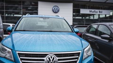 Volkswagen-forhandlerne faller på Norsk Kundebarometer etter fjorårets dieseljuks-avsløringer.  Illustrasjonsfoto: Per Thrana