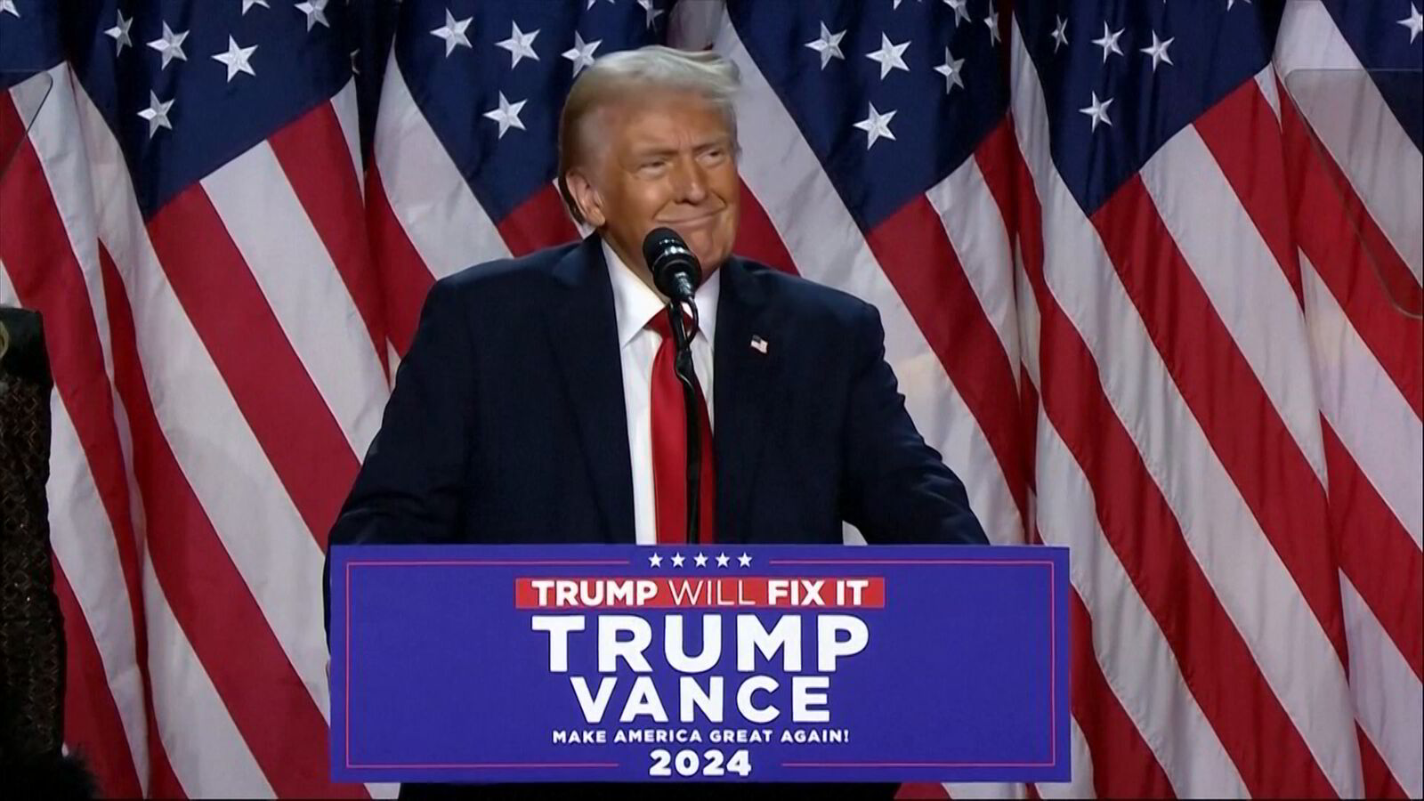 Donald Trump på talerstolen: – Vi skal fikse alt