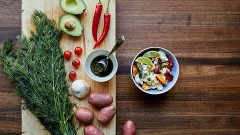 Bytt følge. Prøv nytt tilbehør i sommer og få ny favorittrett: Reker, poteter og avokado skaper en fyldig og mettende sommerrett som er perfekt som lunsj
