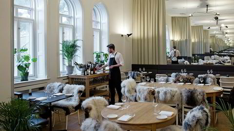 Ikke bare bare. Wienerkafé møter nordisk letthet i Bare Restaurant i Bergens gamle børs.
