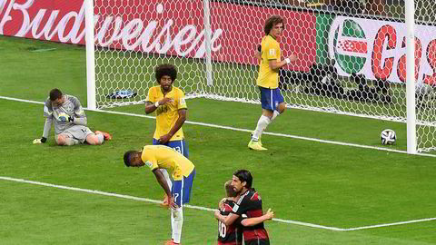 Belo Horizonte, juli 2014. Halvtimen er spilt. Brasil ligger under 0-5 mot Tyskland. Det endte 1-7.