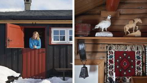 Hjemmebane. Mina Gerhardsen har feriert på hytta Bauko på Gålå ved Vinstra så å si i alle ferier hele livet, med unntak av noen turer til varmere strøk om vinteren. – Dette er mitt rike. Det er her jeg finner sjelero, sier hun