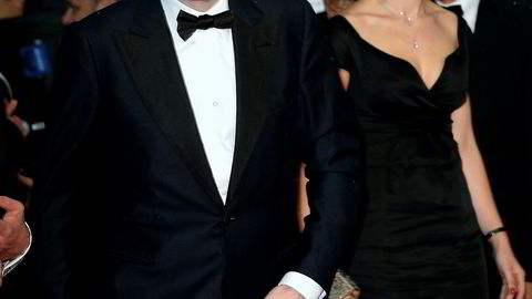 Oligarken. Forretningsmannen, eiendomsmagnaten og kunstsamleren Dmitry Rybolovlev ankommer premieren på filmen «The Great Gatsby» i Cannes sammen med advokat Tetiana Bersheda i 2013.