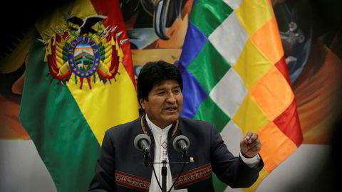 Bolivias president vil fortsatt være Evo Morales.