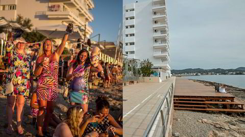 God og dårlig stemning på Café del Mar på Ibiza i henholdsvis 2017 og 2020. Hva vil skje med chillout-musikken og ikke minst dj-partyøya, som i fjor sommer var besøkt av tre millioner turister?