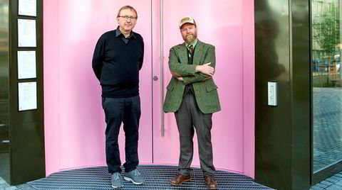 Av alle psykolog Rolf Marvin Bøe Lindgren (til venstre) har personlighetstestet, er Petter Schjerven den som kommer nærmest gjennomsnittet. Nå har de skrevet bok sammen om nettopp personlighet.