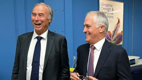 John Alexander samen med statsminister Malcolm Turnbull under et besøk i Sidney.