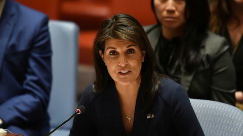 USA fikk mindre støtte fra de andre FN-landene ifjor. Det reagerer USAs FN-ambassadør Nikki Haley på.
